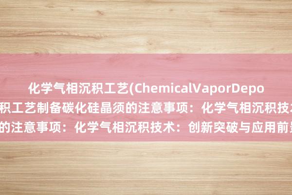 化学气相沉积工艺(ChemicalVaporDeposition，CVD)(化学气相沉积工艺制备碳化硅晶须的注意事项：化学气相沉积技术：创新突破与应用前景)